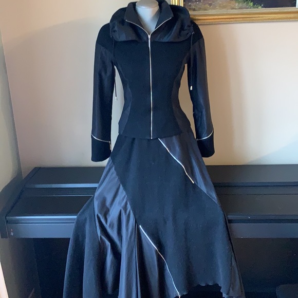 Ferty Jackets & Blazers - Wool Black Suit